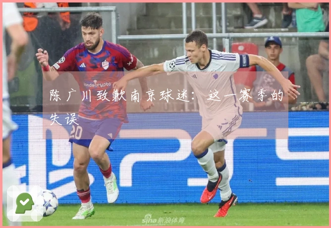 陈广川致歉南京球迷：这一赛季的失误